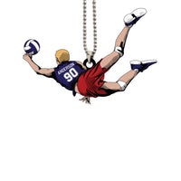 Volleyball Ornament Male Save The Ball Personalized Gift