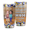 Personalized My Favorite Volleyball Player Calls Me Mom Vintage Tumbler