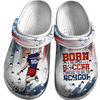 Soccer Clogs Male Player Kicking Ball Born To Play 01 Personalized Sport Gift