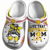 Softball Clogs Softball Mom Live That Life Personalized Gift