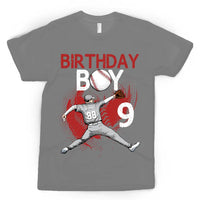 Baseball T-Shirt Birthday Boy 01 Personalized Sport Gift