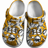 Baseball Clogs Yellow Tie-Dye Theme 01 Personalized Sport Gift