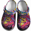 Softball Clogs Graffiti Art 01 Personalized Sport Gift