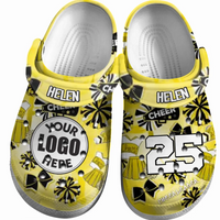 Cheerleading Clogs Graffiti Art 01 Yellow Version Personalized Gift