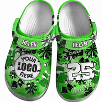 Cheerleading Clogs Graffiti Art 01 Green Version Personalized Gift