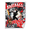 Baseball Blanket Graffiti Art Batter 01 Personalized Sport Gift