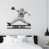 Personalized Baseball Throwing The Ball Shaped Metal Sign