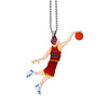 Personalized Basketball Flying Player Ornament