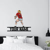 Personalized Volleyball Libero Shaped Metal Sign