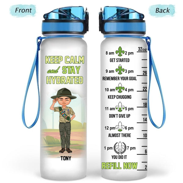 Just A Girl With Goals - Personalized Water Tracker Bottle – Macorner