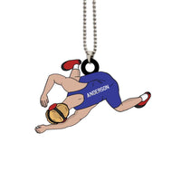Wrestling Ornament Player Fighting Personalized Gift