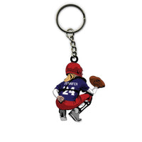 Softball Keychain Catcher 02 Personalized Gift