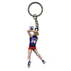 Volleyball Keychain Female Backrow Doubles Personalized Sport Gift