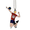 Volleyball Ornament Male Attacking Personalized Gift