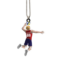 Volleyball Ornament Male Attack 02 Personalized Sport Gift