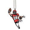 American Football Ornament Player Boy Catching Personalized Sport Gift