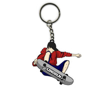 Skateboard Keychain Player Fly Personalized Sport Gift