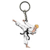 Karate Keychain Side Kick Boy Personalized Sport Gift