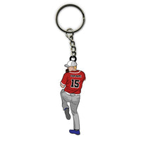 Baseball Keychain Wind Up Throwing Personalized Sport Gift