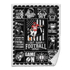 American Football Sherpa Blanket Kicker Pack 1 Black Version