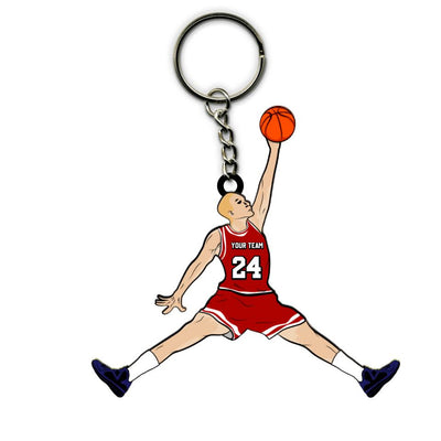 Basketball Keychain Player Personalized Sport Gift