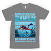 Scuba Diving T-Shirt Be Nice To A Diver 01 Male Version Personalized Sport Gift
